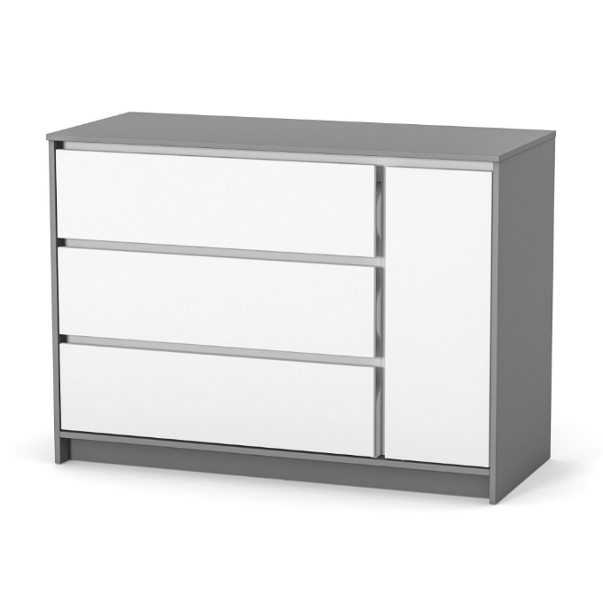 Comoda camera copii Rian Alb-Grafit 1200 (1)